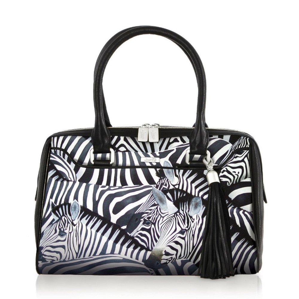 ICON Zebra Handbag